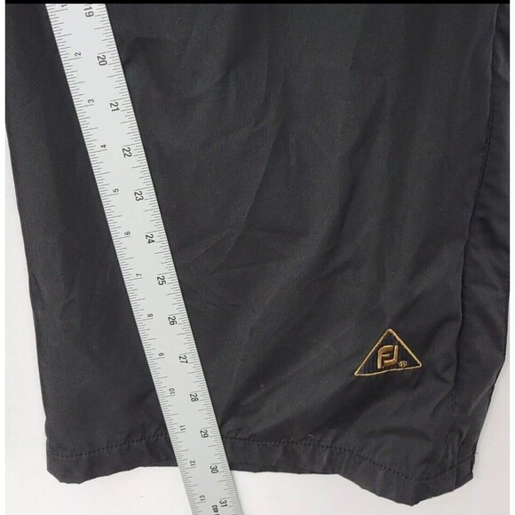 FootJoy FJ DryJoys Pants Mens XL Black Golf Waterproof Rain Full Side Zip Snaps - Picture 6 of 9